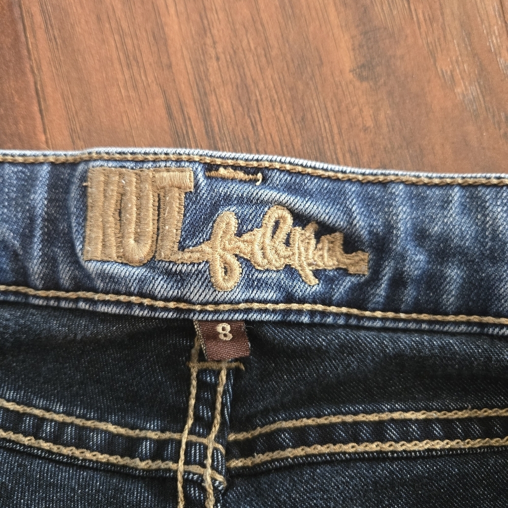 Kut From The Kloth Raw Hem Skinny Jean Size 8 - Picture 6 of 10